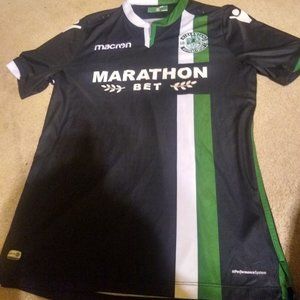 Hibernian Edinburgh 2017 - 2018 Goalkeeper football Macron shirt size XL (Slim)